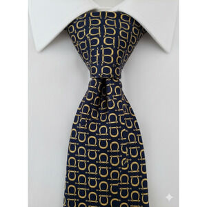 Cromley & Finch London horse tack handmade silk tie - 57.5"